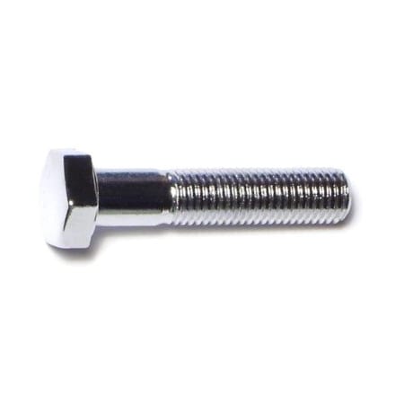 Midwest Fastener Grade 5, 5/16"-24 Hex Head Cap Screw, Chrome Plated Steel, 1-1/2 in L, 10 PK 75286
